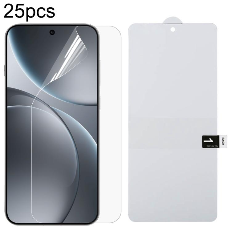 For OPPO Find X9 25pcs Full Screen Protector Explosion-proof Hydrogel Film