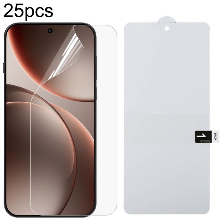 

For OPPO Find X9+ 25pcs Full Screen Protector Explosion-proof Hydrogel Film