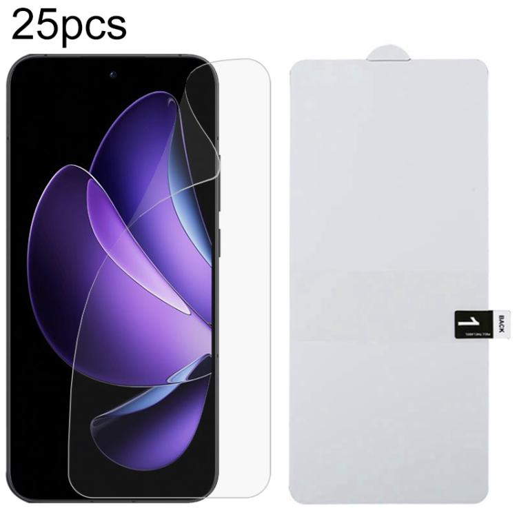 For OPPO Reno13 A 5G 25pcs Full Screen Protector Explosion-proof Hydrogel Film