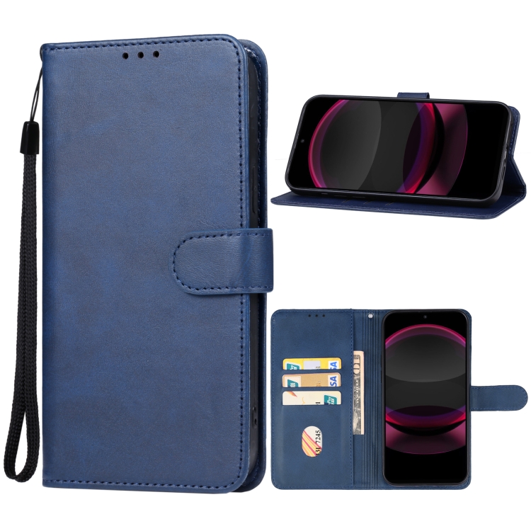 

For Sharp Aquos R8 Pro Leather Phone Case(Blue)