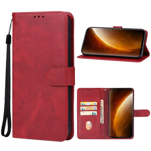 

For Realme Narzo 60 Pro Leather Phone Case(Red)
