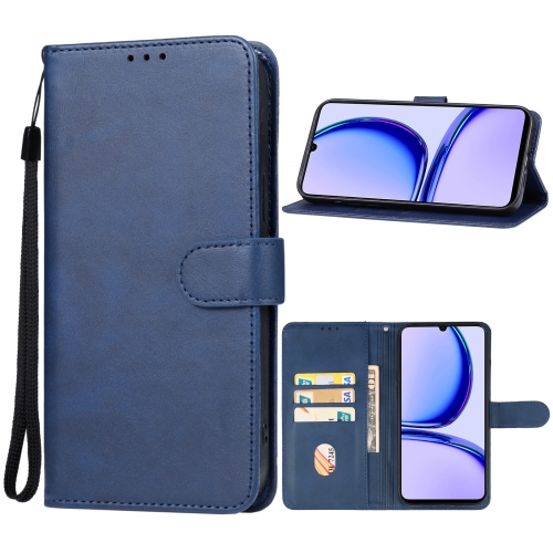 

For Realme C53 India Leather Phone Case(Blue)