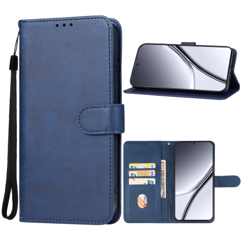 

For Realme GT5 Pro Leather Phone Case(Blue)