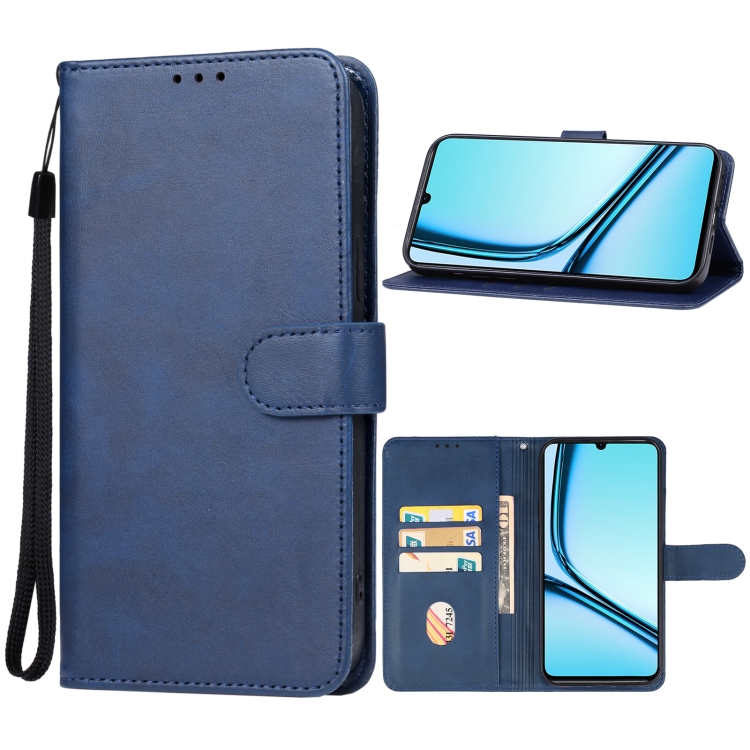

For Realme Note 50 Leather Phone Case(Blue)