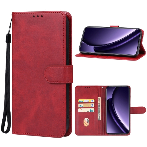 For Realme GT Neo6 Leather Phone Case(Red)