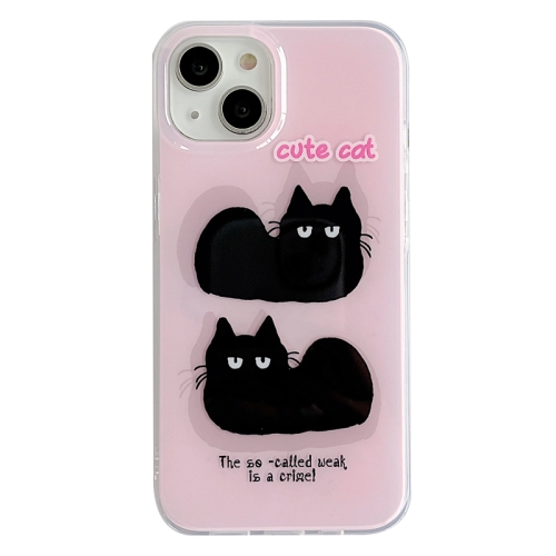 

For iPhone 11 Pro Max IMD Cute Animal Pattern Phone Case(Cat)