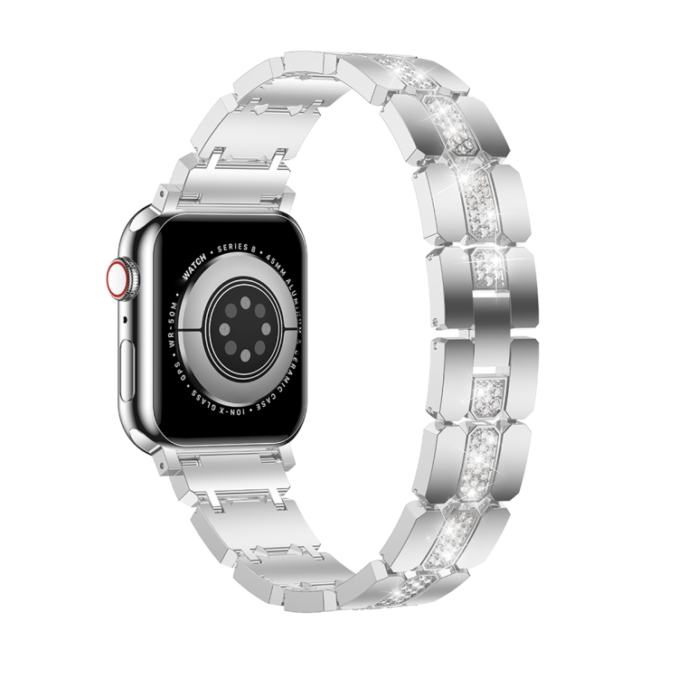 

Diamond Metal Watch Band For Apple Watch 2 38mm(Silver)