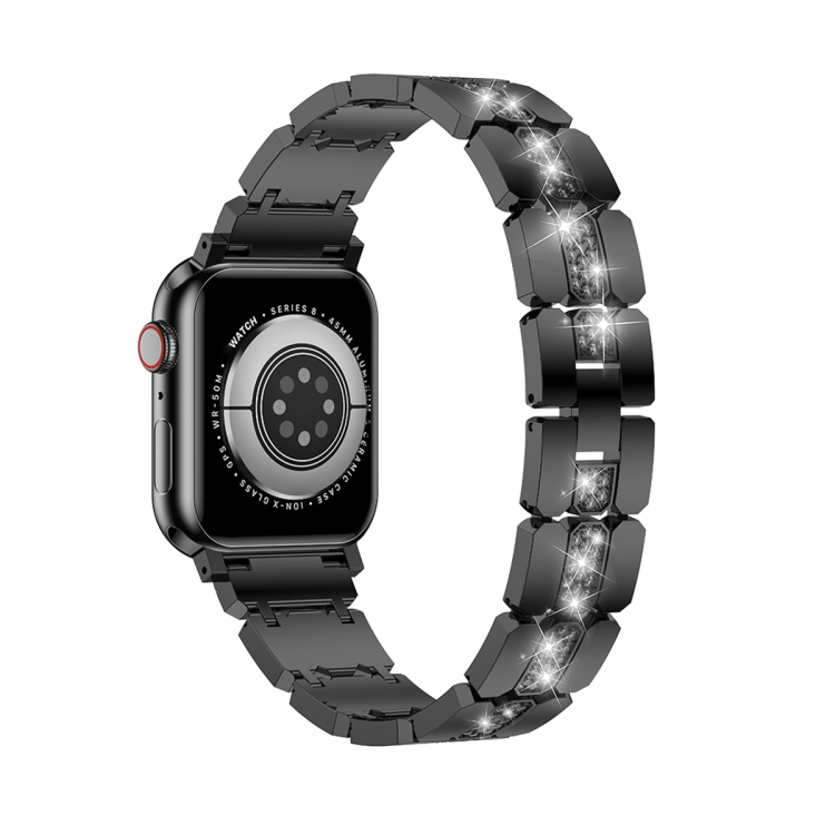 

Diamond Metal Watch Band For Apple Watch 2 42mm(Black)