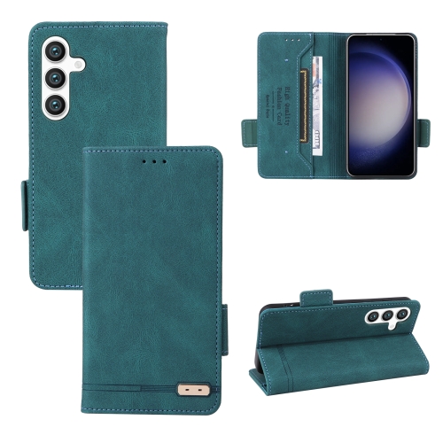 

For Samsung Galaxy S24+ 5G Magnetic Clasp Leather Phone Case(Green)