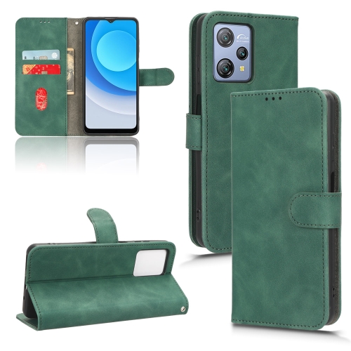 

For Blackview A53 Pro Skin Feel Magnetic Flip Leather Phone Case(Green)