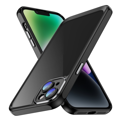 

For iPhone 14 Plus PC + TPU Phone Case with Lens Film(Black)