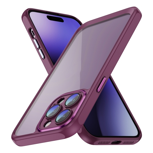 

For iPhone 13 Pro Max PC + TPU Phone Case with Lens Film(Rose Red)