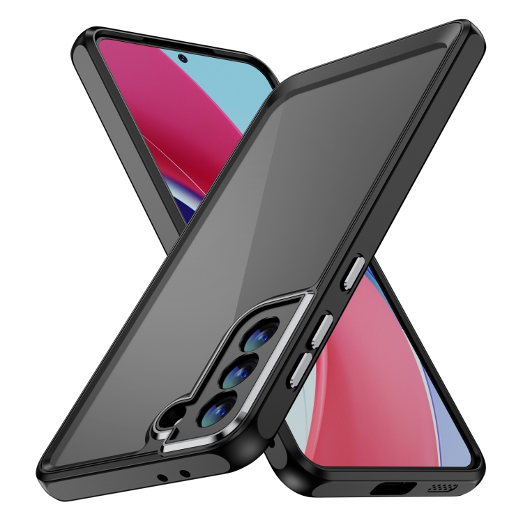 

For Samsung Galaxy S23+ 5G PC + TPU Phone Case with Lens Film(Black)