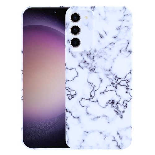 

For Samsung Galaxy S23 5G Marble Pattern Phone Case(Green White)