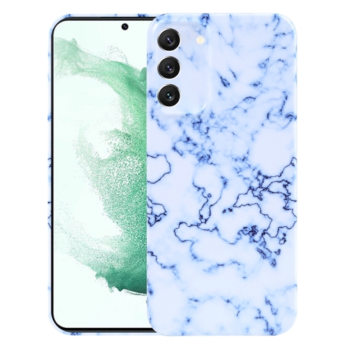 

For Samsung Galaxy S22+ 5G Marble Pattern Phone Case(Blue White)