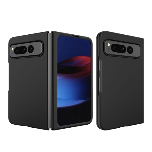 

For Google Pixel Fold Oil-sprayed Integrated Phone Case(Black)