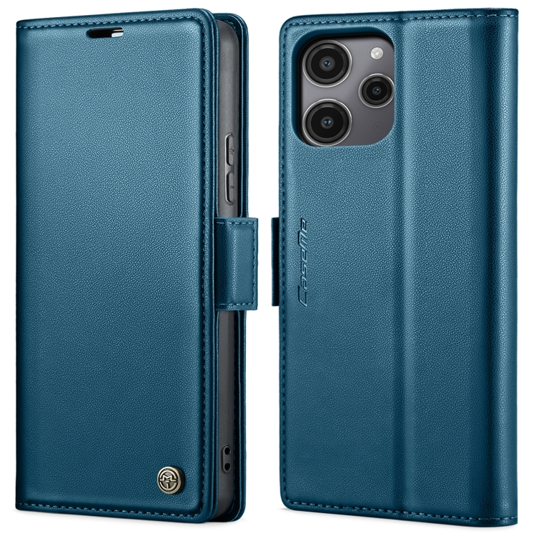 

For Xiaomi Redmi 13C 4G / 13C 5G CaseMe 023 Butterfly Buckle Litchi Texture RFID Anti-theft Leather Phone Case(Blue)
