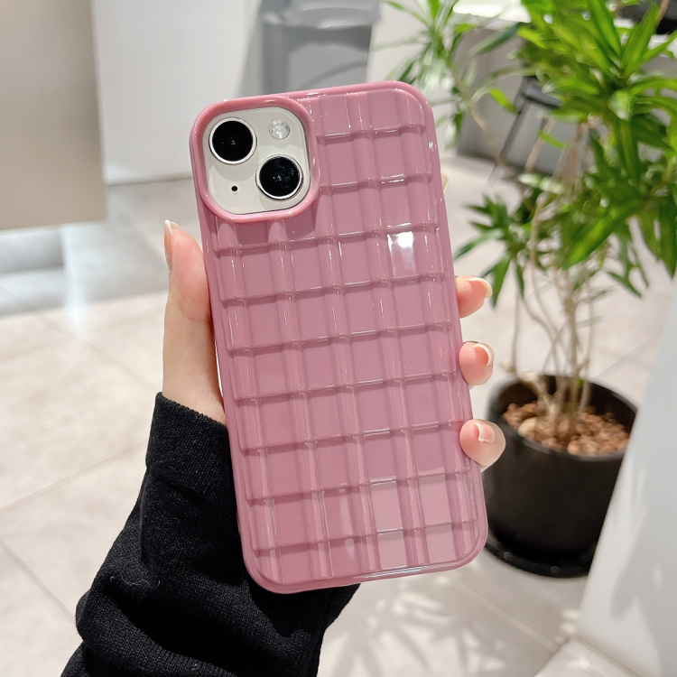 

For iPhone 14 Pro Tile Pattern TPU Phone Case(Purple)