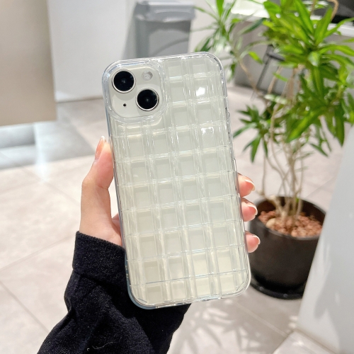 

For iPhone 12 Tile Pattern TPU Phone Case(Transparent)