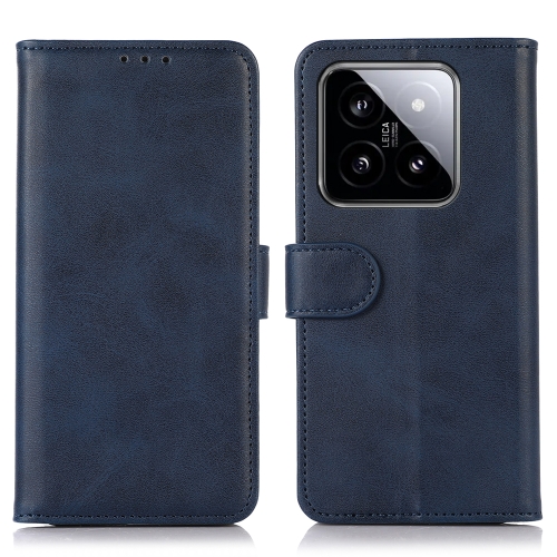 

For Xiaomi 14 Cow Texture Leather Phone Case(Blue)