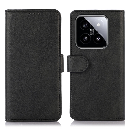 

For Xiaomi 14 Cow Texture Leather Phone Case(Black)