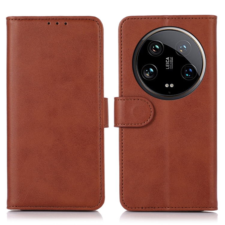 

For Xiaomi 14 Ultra Cow Texture Leather Phone Case(Brown)