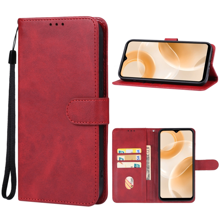 

For Ulefone Note 15 Leather Phone Case(Red)