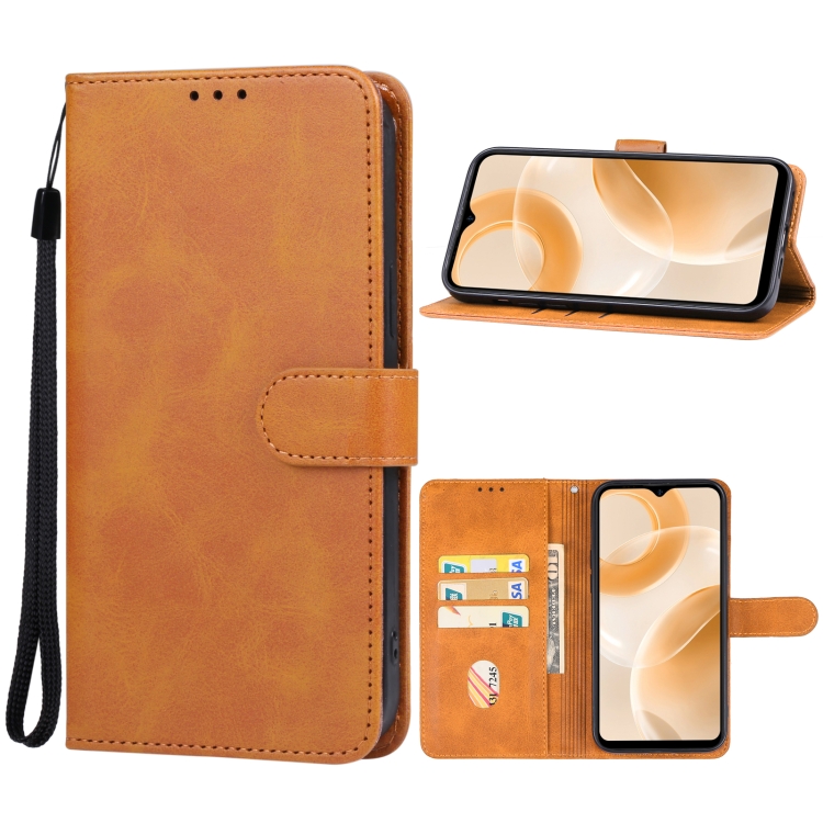 

For Ulefone Note 15 Leather Phone Case(Brown)