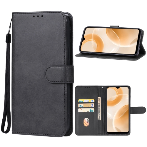 

For Ulefone Note 15 Leather Phone Case(Black)