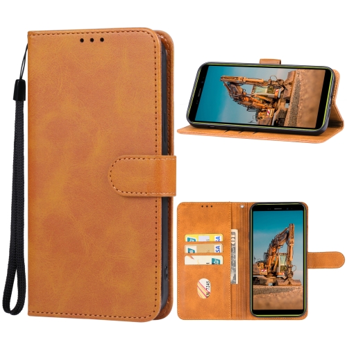 

For Ulefone Armor X12 Leather Phone Case(Brown)