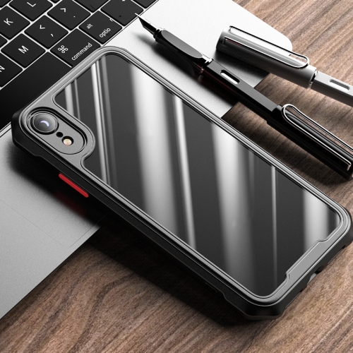 

For iPhone XR iPAKY Dawn Series Airbag Shockproof TPU Case(Black)