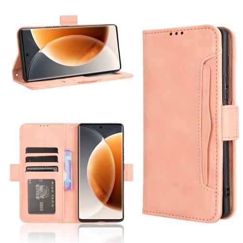 

For Tecno Camon 30S 4G / 30S Pro 4G Skin Feel Calf Texture Card Slots Leather Phone Case(Pink)