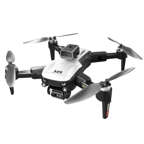 

LS-S2S Obstacle Avoidance Brushless Dual Lens Aerial Photography Folding Drone, Specification:4K(White)
