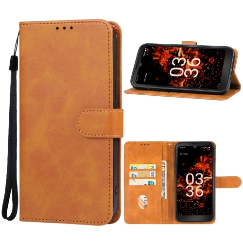 

For Orbic Fun+ 4G Leather Phone Case(Brown)