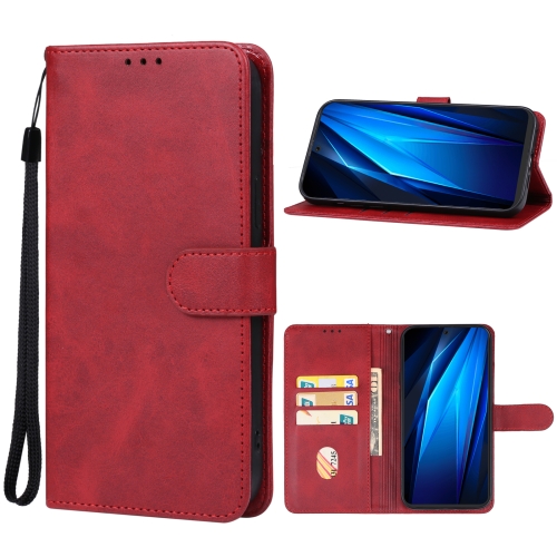 

For Tecno Pova Neo 3 Leather Phone Case(Red)
