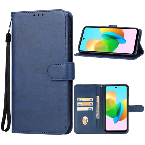 

For Tecno Spark 20C Leather Phone Case(Blue)