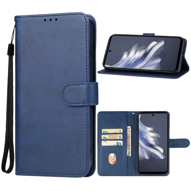 

For Tecno Spark 20 Pro Leather Phone Case(Blue)