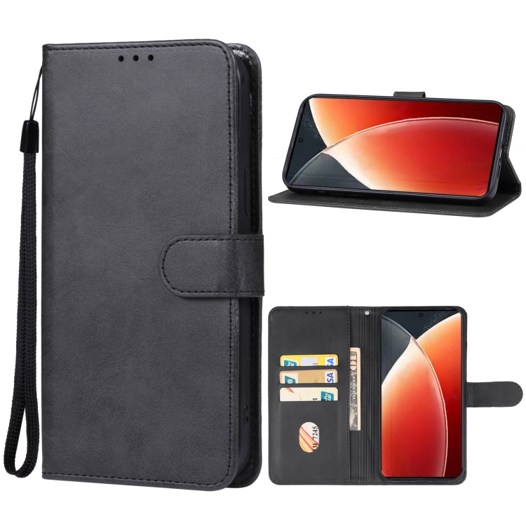 

For Tecno Camon 30 4G/5G Leather Phone Case(Black)