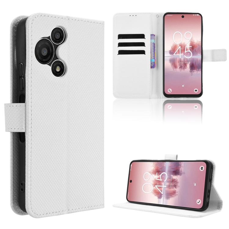 

For TCL 60 SE NxtPaper 5G Diamond Texture Leather Phone Case(White)