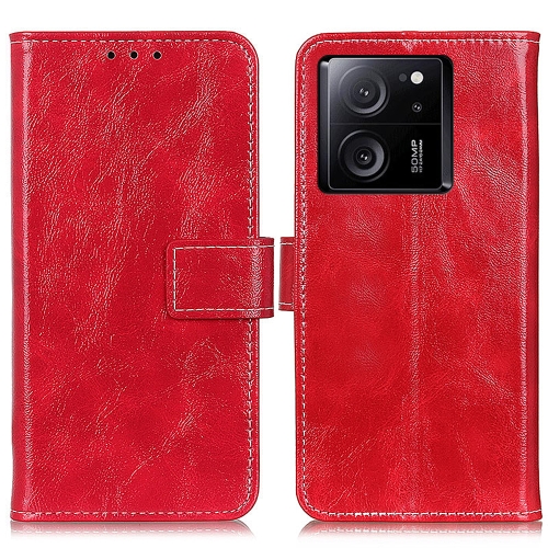 

For Xiaomi 13T 5G / Redmi K60 Ultra 5G Retro Crazy Horse Texture Leather Phone Case(Red)