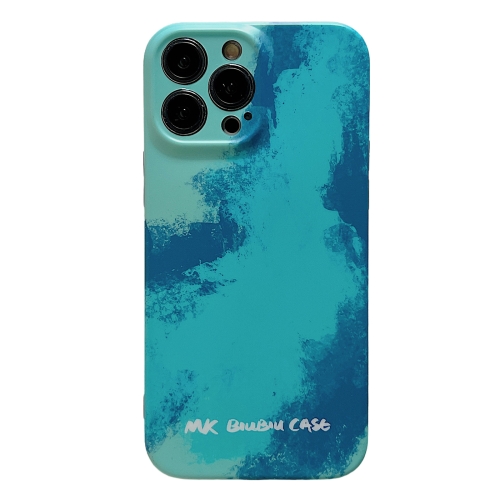 

For iPhone 12 Pro Pattern IMD Matte TPU Phone Case(Sea)