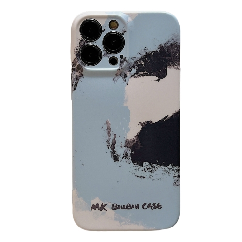 

For iPhone 11 Pattern IMD Matte TPU Phone Case(Ink)