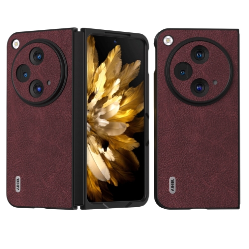 

For OPPO Find N3 / OnePlus Open ABEEL Dream Litchi Texture PU Phone Case(Purple)