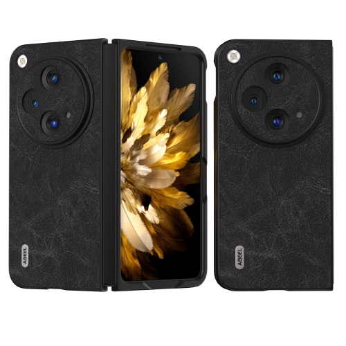 

For OPPO Find N3 / OnePlus Open ABEEL Dream Litchi Texture PU Phone Case(Black)