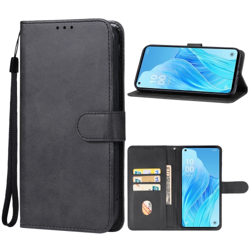 

For OPPO Reno9 A/Reno 7 A Japan version Leather Phone Case(Black)