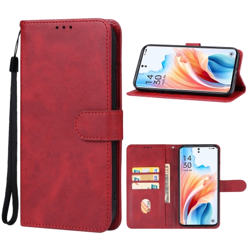 

For OPPO A2 Pro Leather Phone Case(Red)