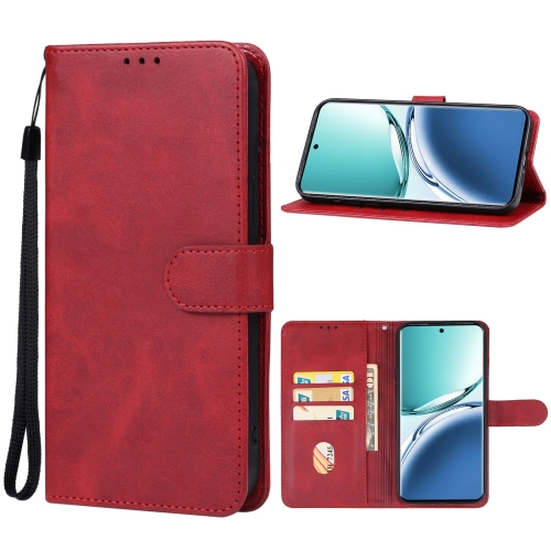 

For OPPO A3 Pro 5G Leather Phone Case(Red)
