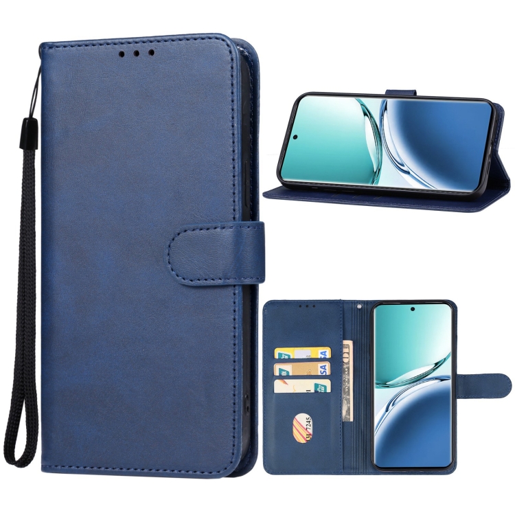 

For OPPO A3 Pro 5G Leather Phone Case(Blue)