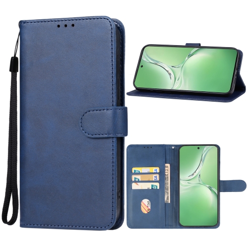 For OPPO K12 Leather Phone Case(Blue)