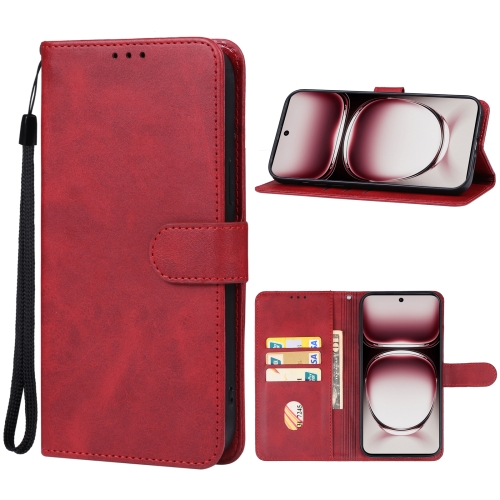 For OPPO Reno12 Pro Leather Phone Case(Red)